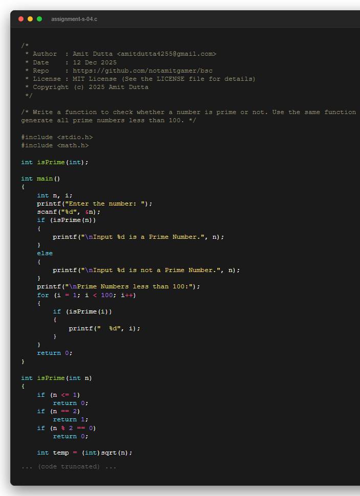 Write a function to check whether a number is prime or not. Use the same function to generate all prime numbers less than 100.